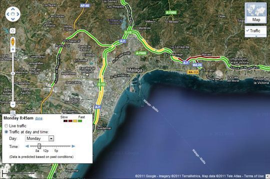 2011 07 14 09 11 541 Google Maps te avisa del estado del tráfico, ahora también en España