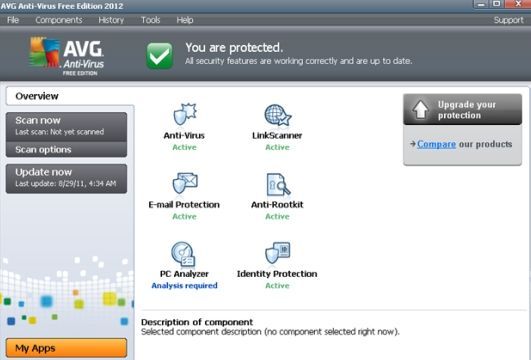 AVG Antivirus Free Edition 2012