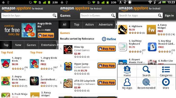 Amazon App Store1 Amazon App Store ya está disponible en España