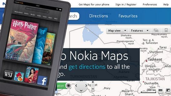 Amazon se alía con Nokia y el nuevo Kindle Fire dejará de lado los Google Maps