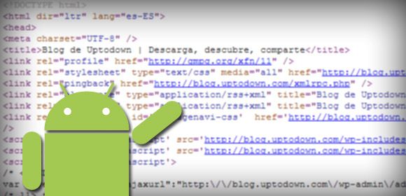 Android web cabecera Aplicaciones Android para desarrollo Web