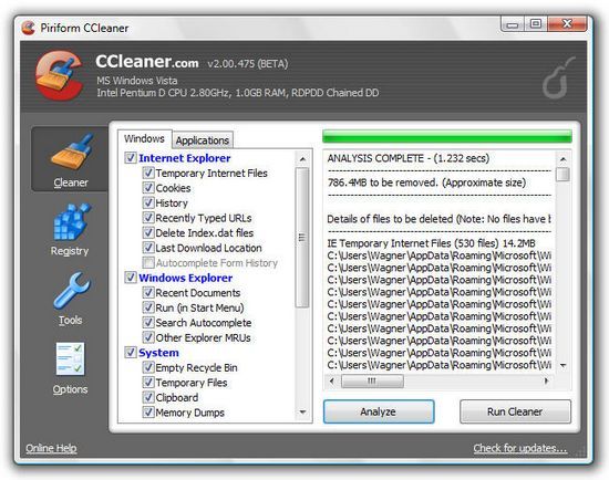 Ccleaner CCleaner, la mejor opción para limpiar y optimizar tu sistema