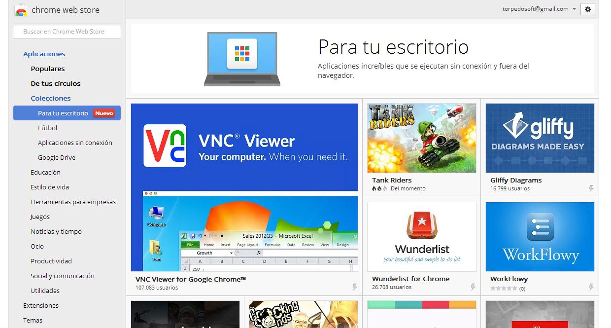 Chrome Apps Screenshot