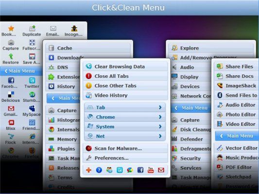 Click&Clean, un extensión para borra tu historial y datos de navegación de Chrome y Firefox