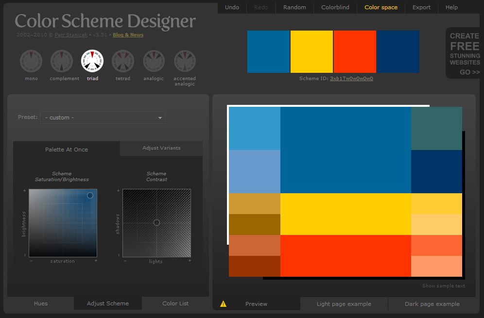 Color Scheme Designer 1