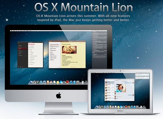 Conoce las características de Mountain Lion, el nuevo sistema operativo de Apple