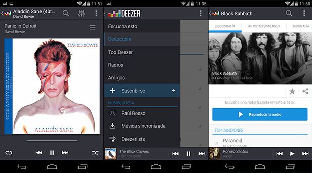 Deezer-Android-Screenshots