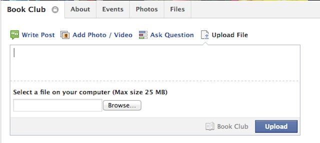 Facebook Groups Facebook permitirá compartir archivos