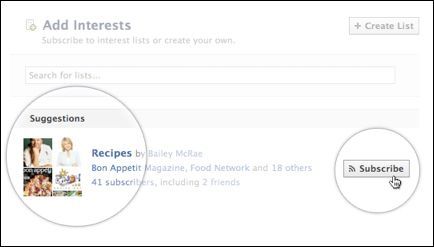 Fb interest Facebook introduce las "listas de interés"