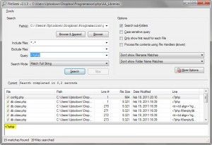 FileSeek v2.1.3 CUsersUptodownDropboxProgramacionphpAA Librerias 2011 11 24 14 19 24 Fileseek: el programa perfecto para buscar texto dentro de un archivo en Windows