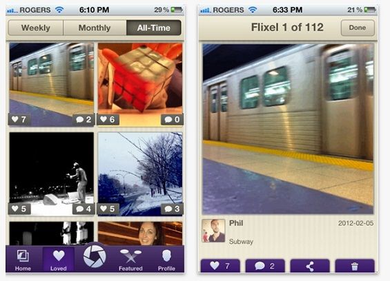 Flixel, una aplicación para iPhone que permite darle movimiento a las fotografías