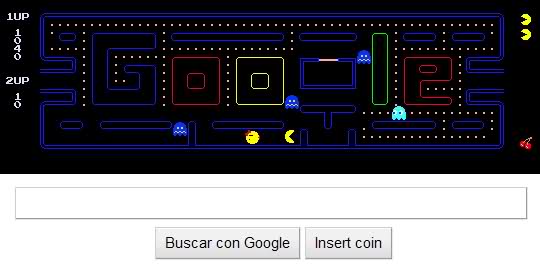 Jugar a Pac-Man desde Google