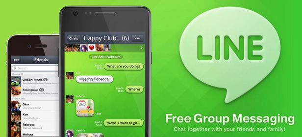 LINE cabecera LINE update includes Facebook features and more languages