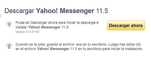 La versión 11.5.0.155 de Yahoo! Messenger ya está disponible para la descarga