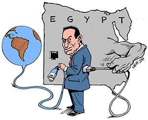 Mubarak-Internet