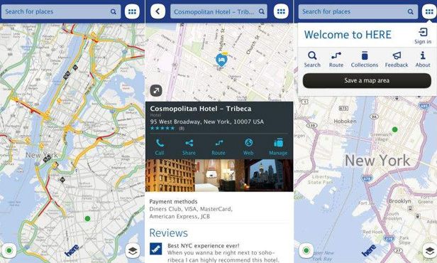 Nokia MAPS Here capturas Nokia launches its HERE Maps, joining the war between Google and Apple