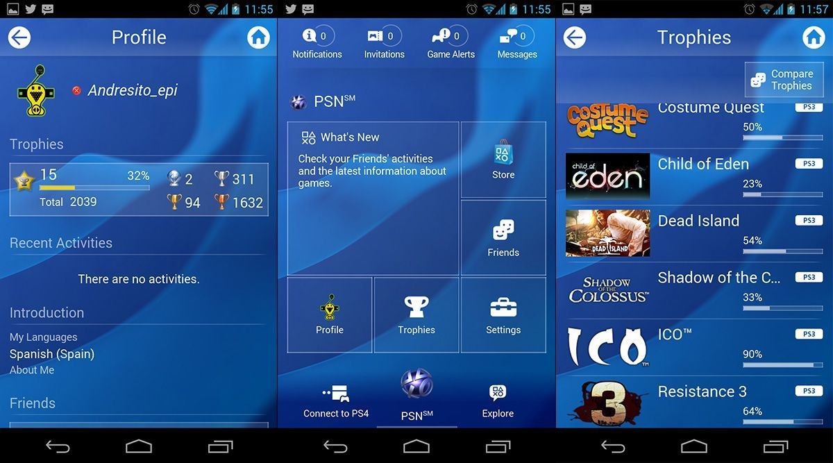 Playstation-smartphone-screenshots