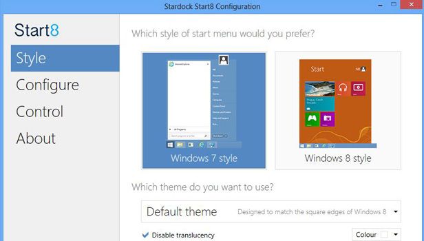 Start8 menu inicio windows 8 Añade el desaparecido botón de inicio a Windows 8