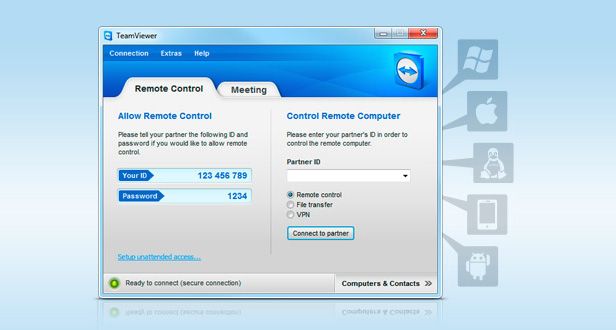 TeamViewer captura New version of TeamViewer and support for Windows 8 RT