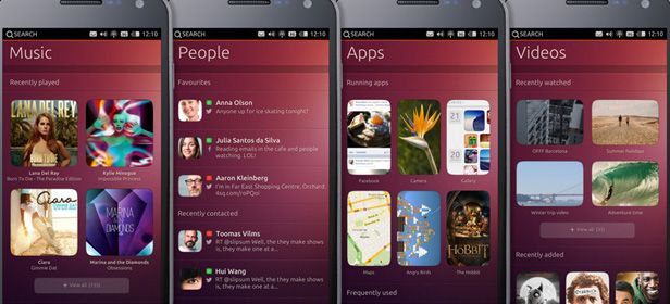 Ubuntu OS smartphone cabecera