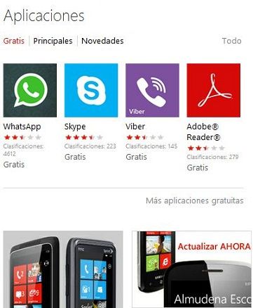 Windows Phone Marketplace se acerca a las 100.000 aplicaciones