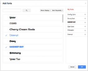 add fonts Google Docs se actualiza con nuevas fuentes y plantillas