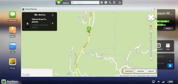 airdroid gps tracking Ya disponible AirDroid 2 Beta con increibles mejoras