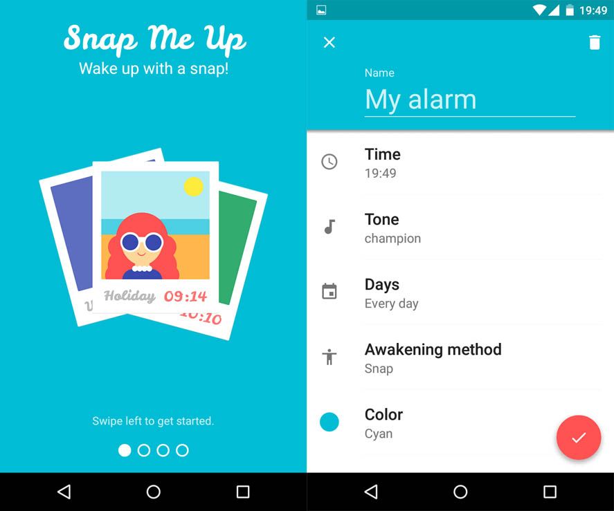 alarmas android snap me up 2 The most effective alarms for Android