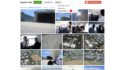 albumorg.001 Google+ integra Google Docs en las quedadas y mejora los álbumes de fotos
