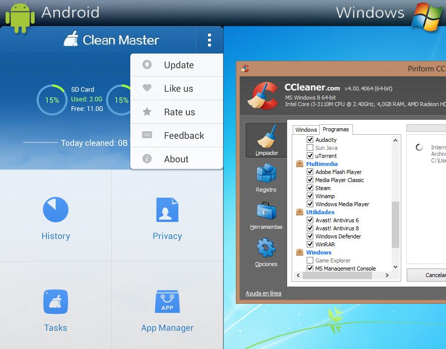 androidvswindows 3 Android vs Windows: Apps equivalences