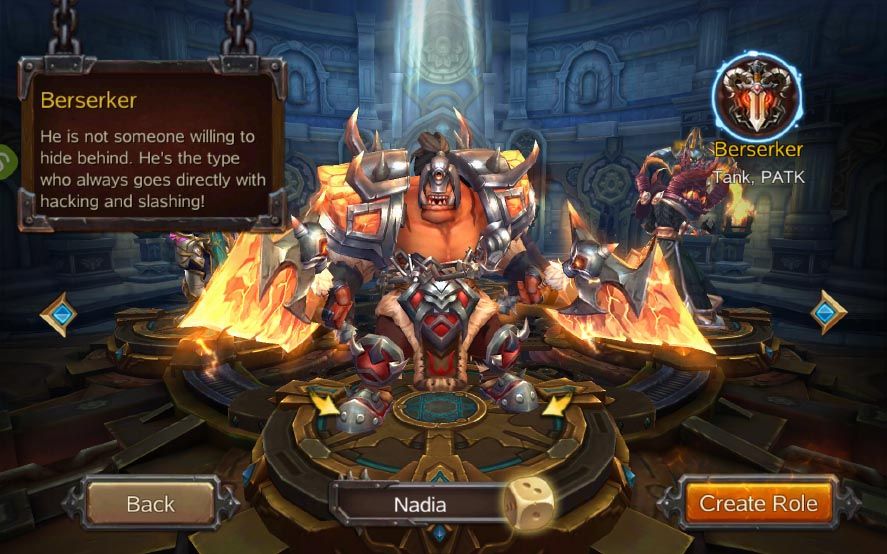 burning blood screenshot 1 Burning Blood, clon en miniatura de World of Warcraft para Android