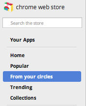 chrome store circles Llegan las recomendaciones de nuestros círculos a la Chrome Web Store