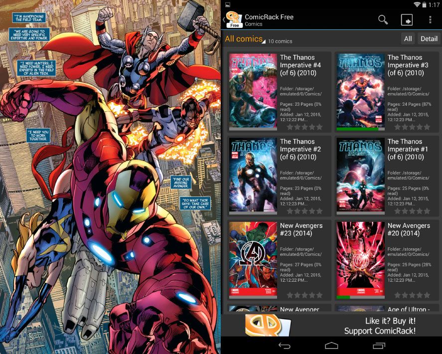 comicrack review 2 ComicRack, the best app for reading comics on Android