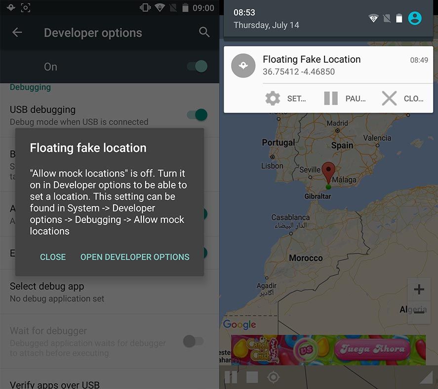 Fake GPS Location Android