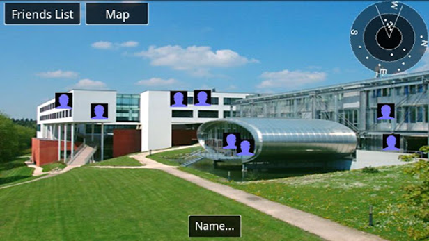 friendsradar Augmented Reality on Android