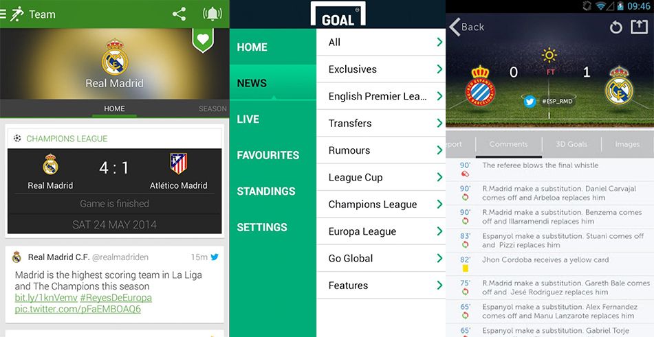 goles The Soccer League now playing on your smartphone