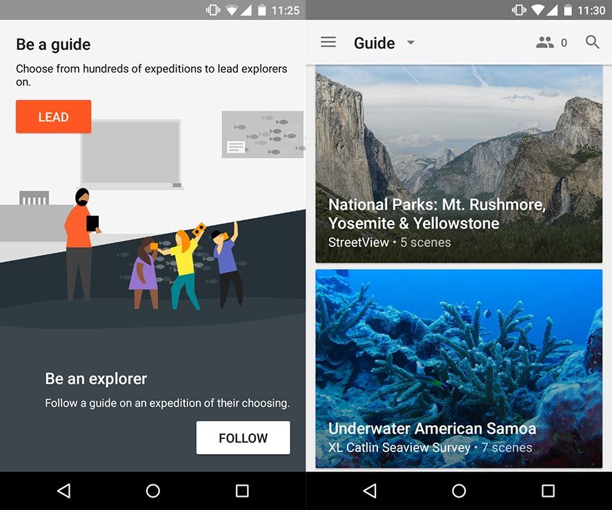 Google Expeditions guide