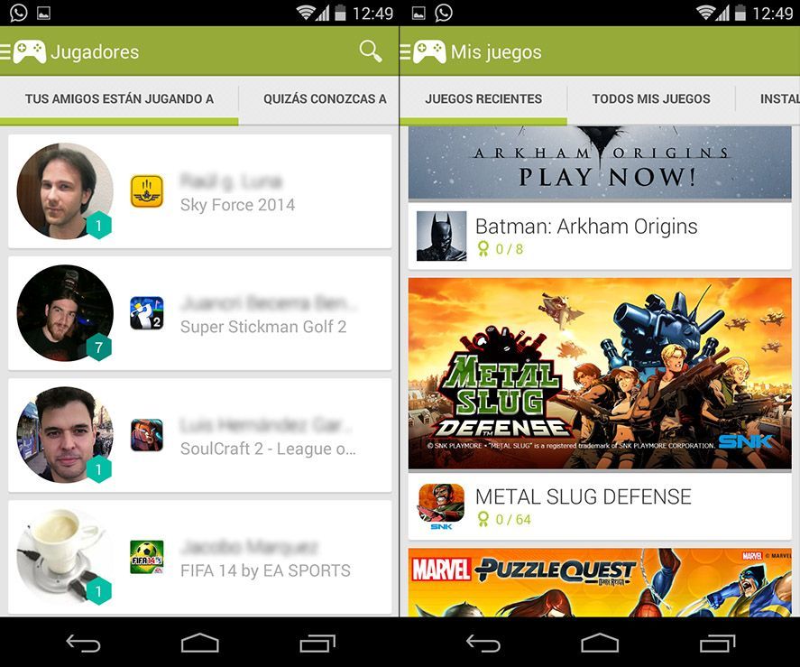 google play games update 1 New features in Google Play Games with its 2.0 version
