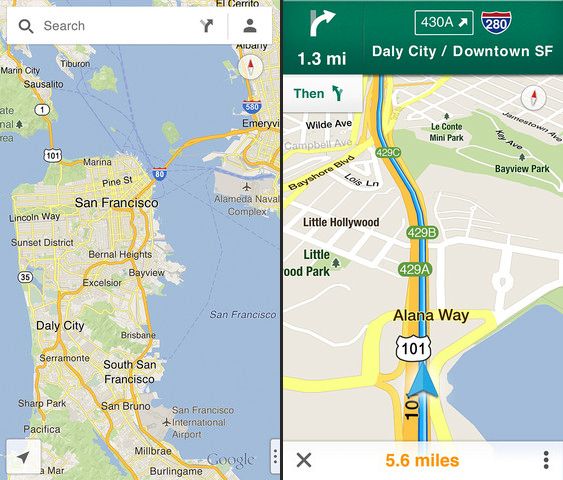 google maps iOS cuerpo Google Maps returns to iOS