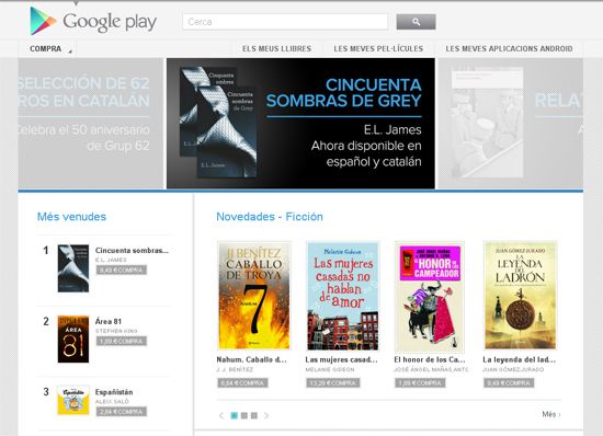 googleplaylibros Llegan los libros a Google Play en España