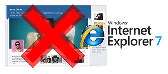 ie7 nofb Facebook empieza a retirar su soporte a Internet Explorer 7
