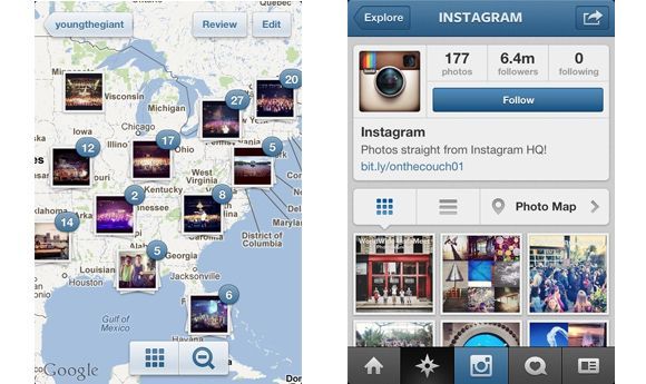 instagram maps Instagram 3.0, con nuevo diseño, mapas de fotos y scroll infinito