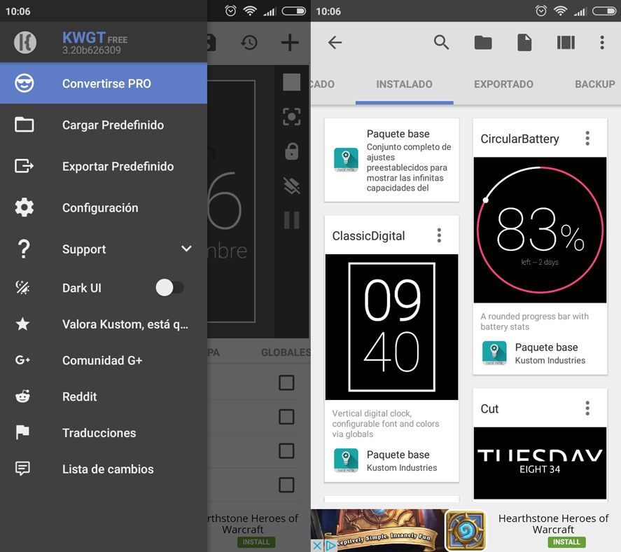KWGT Kustom Widget Maker Android