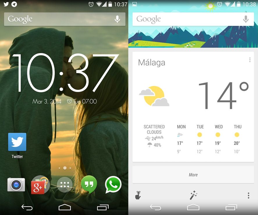 launcher google now Five launchers to change the look of your Android device