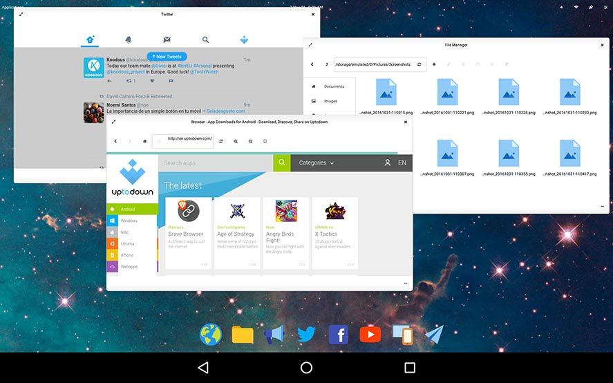 Leena Desktop UI para Android