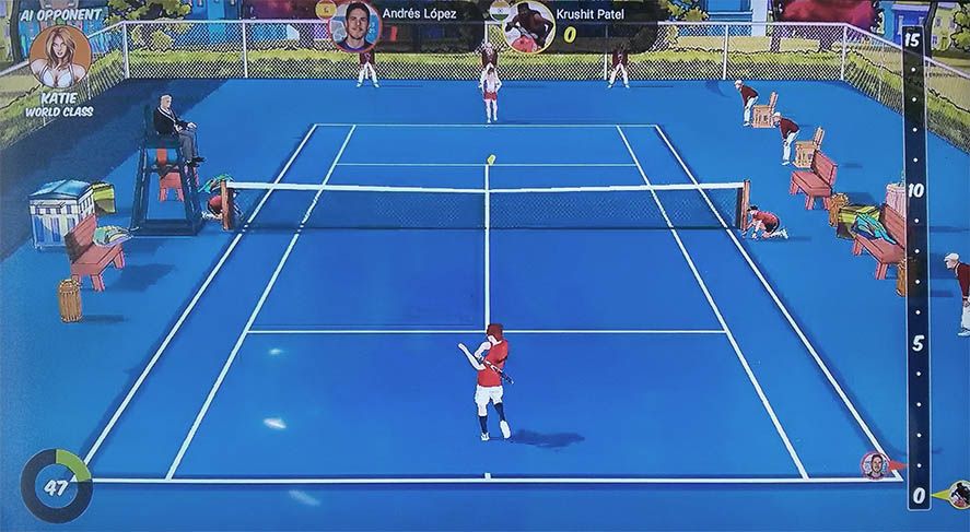 motion tennis 2 Play tennis with your smartphone like on a Wii