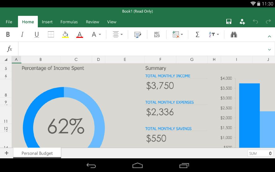 office tablet 2 MS Word, Excel, and PowerPoint now available for Android tablets