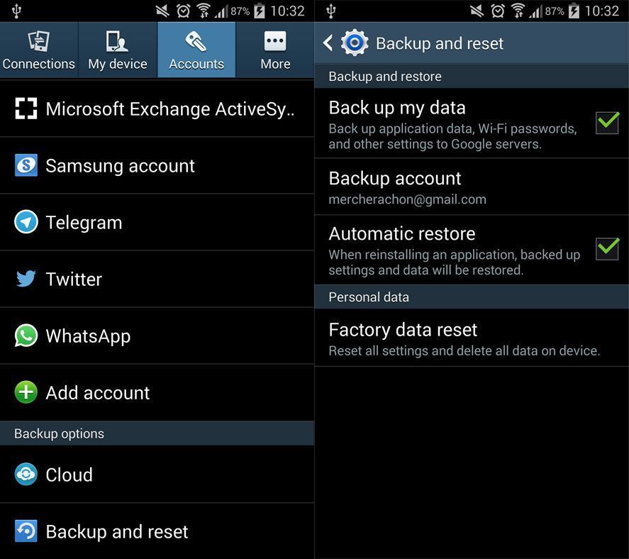 reset en Leave your Android like new without losing information