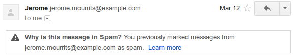 spam2 Gmail explica por qué un correo va a parar a la carpeta de spam
