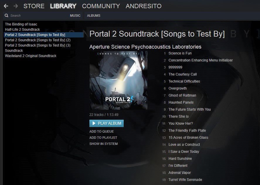 steam music 2 How to download game soundtracks on Steam